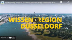 Die Wissensregion Düsseldorf möchte insbesondere auch internationale Studierende und Wissenschaftler*innen für eine Tätigkeit in unserer Stadt interessieren und hat deswegen einen Imagefilm produziert, in der die beteiligten Institutionen vorgestellt werden. 